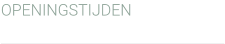 OPENINGSTIJDEN